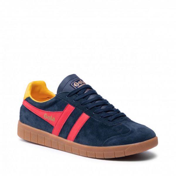 Sneakers GOLA - Hurricane Suede CMB046 Navy/Red/Sun/Gum Sneakers GOLA - Hurricane Suede CMB046 Navy/Red/Sun/Gum