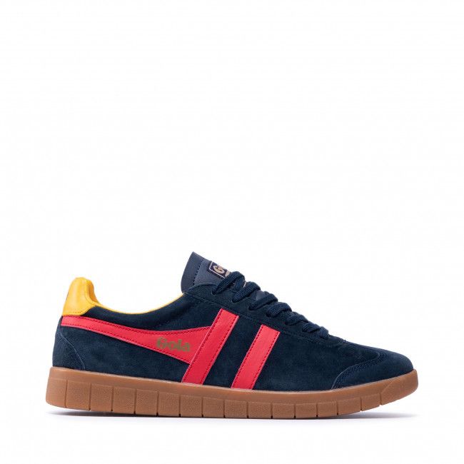 Sneakers GOLA - Hurricane Suede CMB046 Navy/Red/Sun/Gum