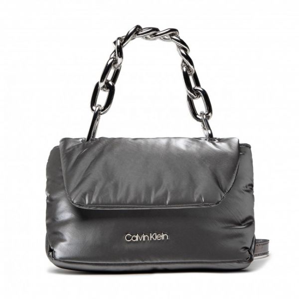 Borsetta CALVIN KLEIN - Linked Xbody Metallic K60K608743 Dark Silver 0IO Borsetta CALVIN KLEIN - Linked Xbody Metallic K60K608743 Dark Silver 0IO