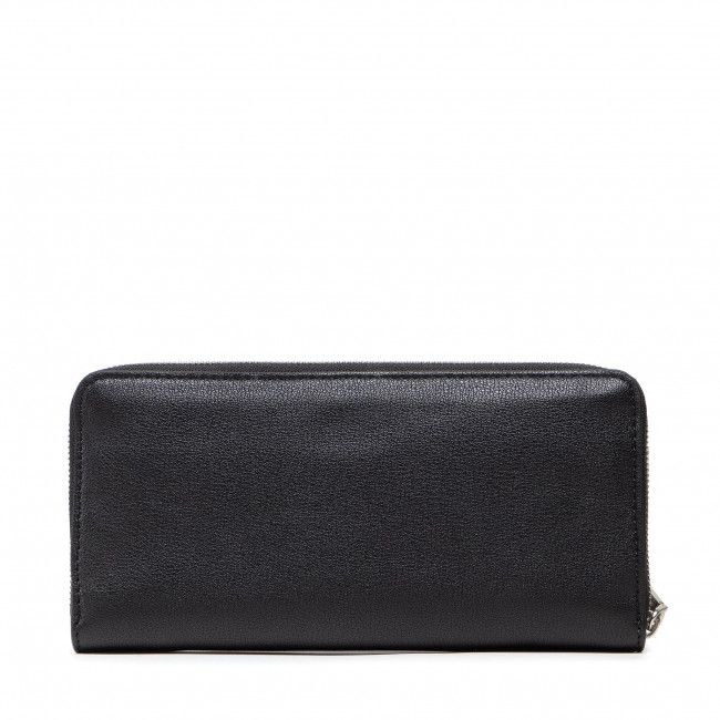 Portafoglio grande da donna Calvin Klein Jeans - Ultralight Za W/Wristlet K60K608967 Black