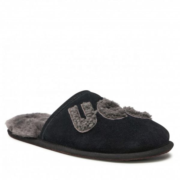 Pantofole UGG - M Scuff Logo Sheepskin 1123773 Blk