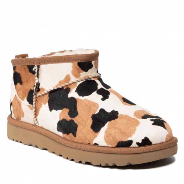 Scarpe UGG - W Classic Ultra Cow Print 1123630 Che Scarpe UGG - W Classic Ultra Cow Print 1123630 Che
