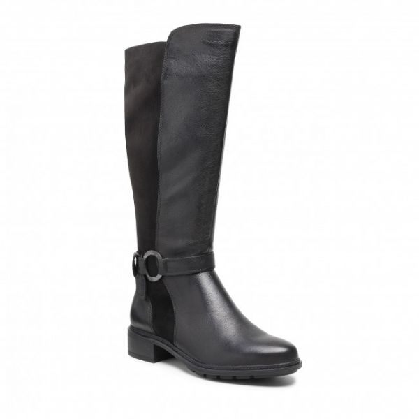 Stivali al ginocchio TAMARIS - 1-25550-27 Black 001 Stivali al ginocchio TAMARIS - 1-25550-27 Black 001