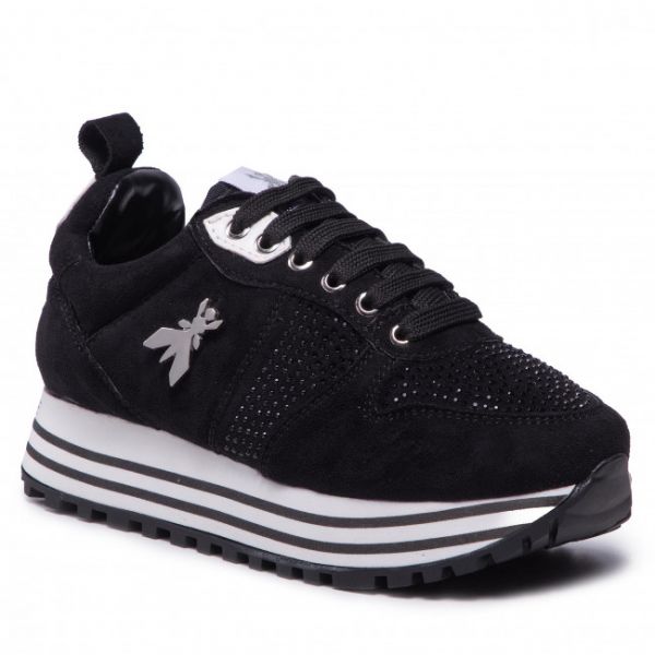 Sneakers PATRIZIA PEPE - PPJ638.01 S Nero Ecocamoscio Sneakers PATRIZIA PEPE - PPJ638.01 S Nero Ecocamoscio