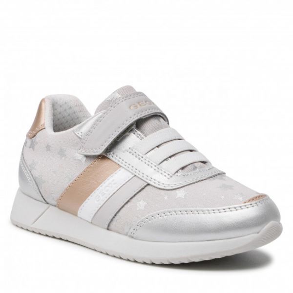 Sneakers Geox - J Jensea G. A J166FA 0ANAJ C1W2U S Silver/Platinum Sneakers Geox - J Jensea G. A J166FA 0ANAJ C1W2U S Silver/Platinum