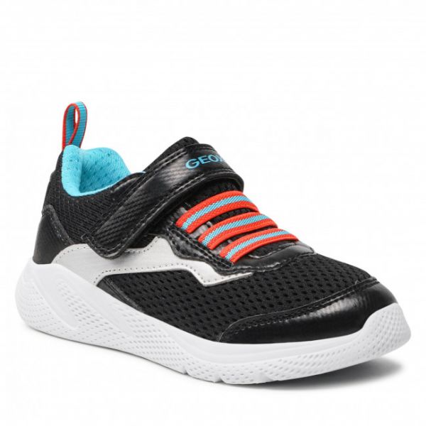 Sneakers Geox - J Sprintye B. C J25GBC 014CE C0039 M Black/Silver Sneakers Geox - J Sprintye B. C J25GBC 014CE C0039 M Black/Silver