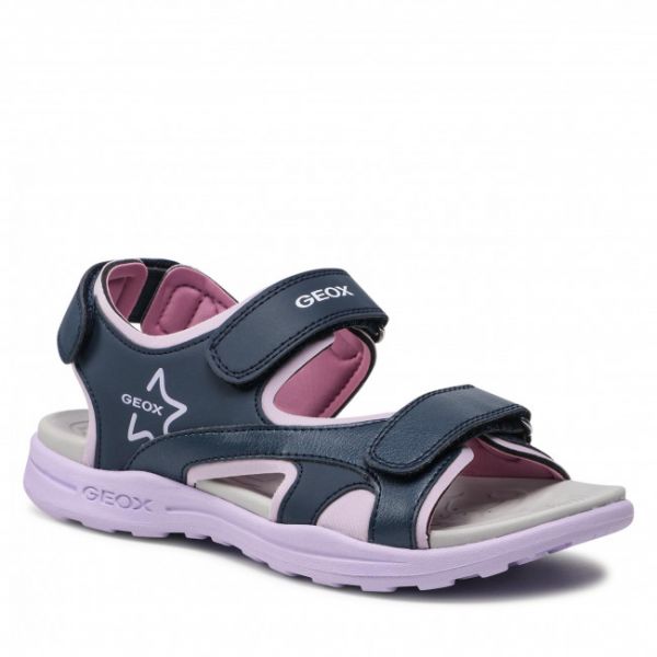 Sandali Geox - J Vaniett G. A J256AA 054AJ C4215 D Navy/Lilac Sandali Geox - J Vaniett G. A J256AA 054AJ C4215 D Navy/Lilac