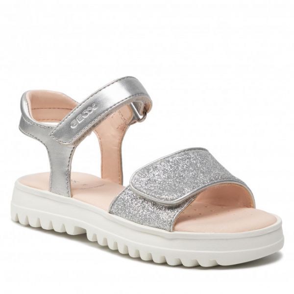 Sandali Geox - J S.Coralie G. B J256EB 0NFEW C1007 S Silver Sandali Geox - J S.Coralie G. B J256EB 0NFEW C1007 S Silver