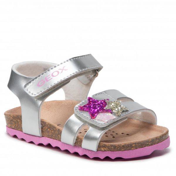 Sandali GEOX - B S.Chalki G. A B152RA 000HH C1007 M Silver Sandali GEOX - B S.Chalki G. A B152RA 000HH C1007 M Silver