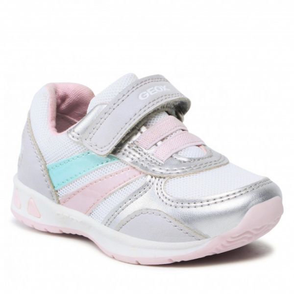 Sneakers GEOX - B Pavlis G. A B161SA-014AJ C0007 M White/Silver Sneakers GEOX - B Pavlis G. A B161SA-014AJ C0007 M White/Silver