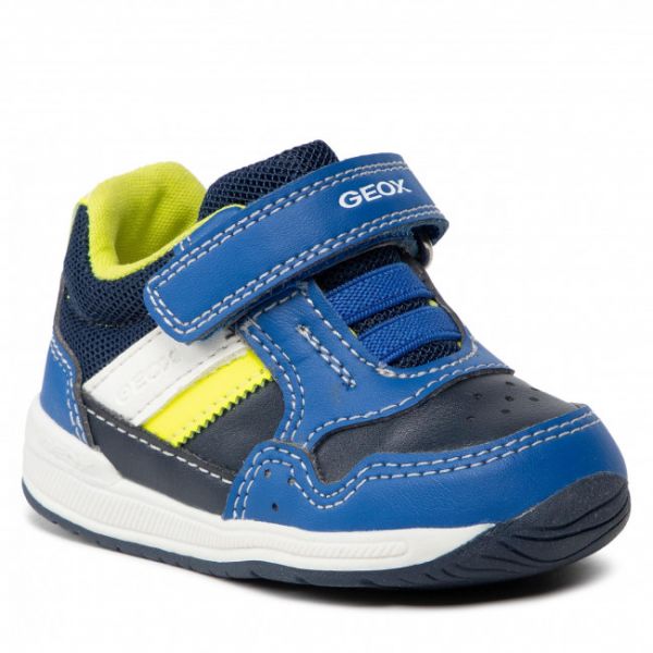 Sneakers GEOX - B Rishon B. A B250RA 0BC14 C4502 Blue/Fluo Green Sneakers GEOX - B Rishon B. A B250RA 0BC14 C4502 Blue/Fluo Green