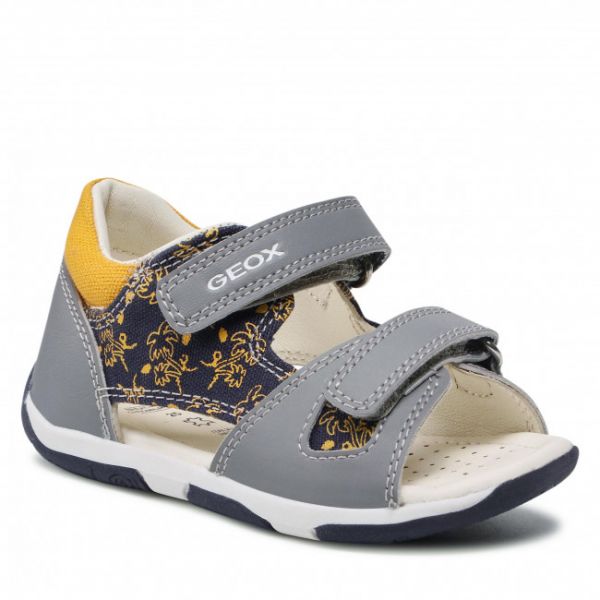 Sandali GEOX - B S. Tapuz B. B B250XB 0BCAW C1F2Q Grey/Ochre Sandali GEOX - B S. Tapuz B. B B250XB 0BCAW C1F2Q Grey/Ochre