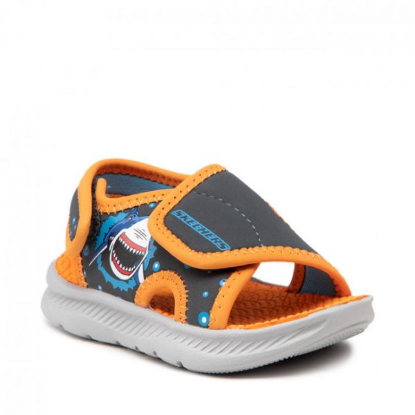 Sandali Skechers - Sand Scout 406500N/CCOR Charcoal/Orange Sandali Skechers - Sand Scout 406500N/CCOR Charcoal/Orange