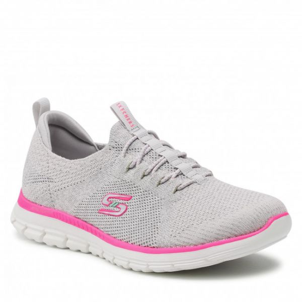 Sneakers SKECHERS - She's Magnificent 104075/LGHP Light Gray/Hot Pink Sneakers SKECHERS - She's Magnificent 104075/LGHP Light Gray/Hot Pink