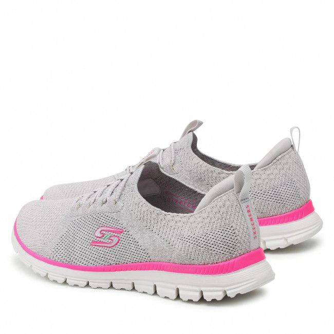 Sneakers SKECHERS - She's Magnificent 104075/LGHP Light Gray/Hot Pink