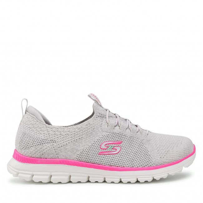 Sneakers SKECHERS - She's Magnificent 104075/LGHP Light Gray/Hot Pink