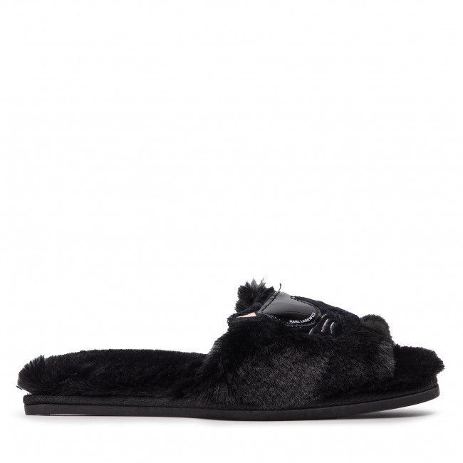 Pantofole KARL LAGERFELD - KL49110 Black Synth Fur