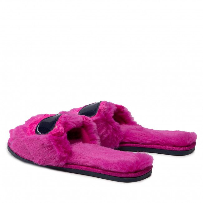Pantofole KARL LAGERFELD - KL49110 Pink Synth Fur
