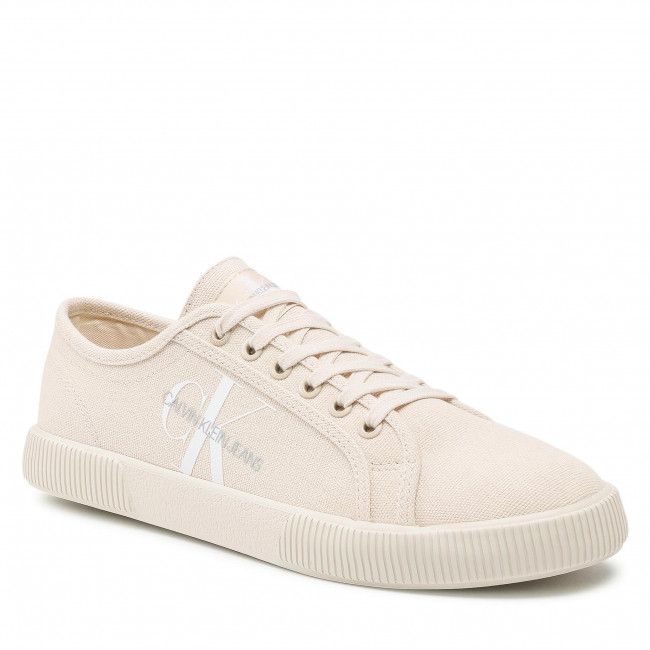 Scarpe sportive Calvin Klein Jeans - Vulcanized Sneaker Laceup Co YM0YM00254 Muslin ACJ