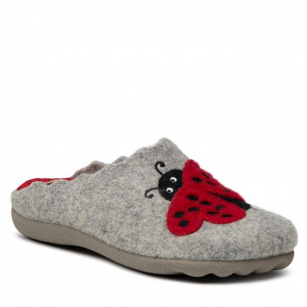 Pantofole MANITU - 320007-91 Hellgrau