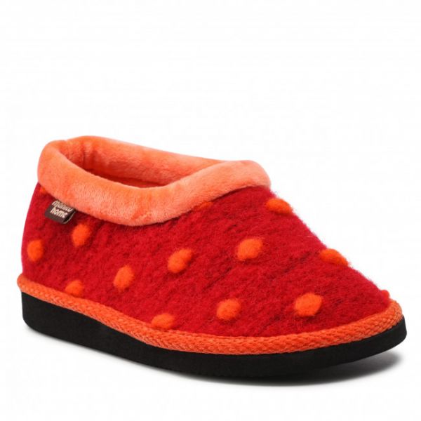 Pantofole MANITU - 340007-04 Rot/Orange