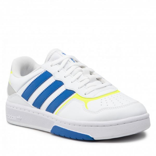 Scarpe adidas - Courtic J GY3634 Ftwwht/Ftwwht/Blue Scarpe adidas - Courtic J GY3634 Ftwwht/Ftwwht/Blue