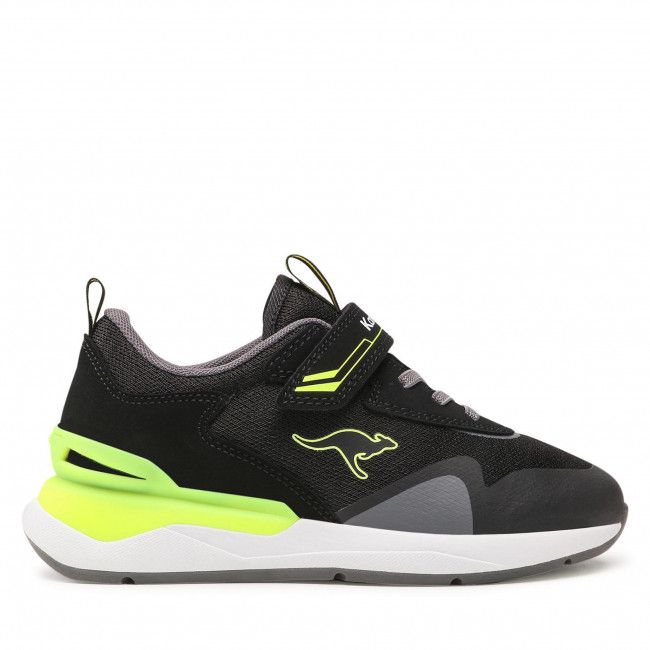 Sneakers KANGAROOS - Kd-Gym Ev 18722 000 5062 S Jet Black/Neon Yellow