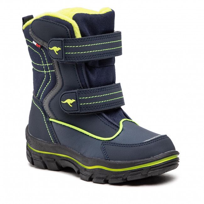 Stivali da neve KANGAROOS - K-Leno V Rtx 18780 000 4054 Dk Navy/Lime