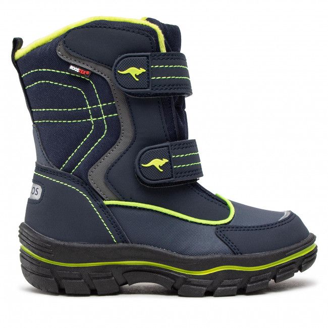 Stivali da neve KANGAROOS - K-Leno V Rtx 18780 000 4054 Dk Navy/Lime