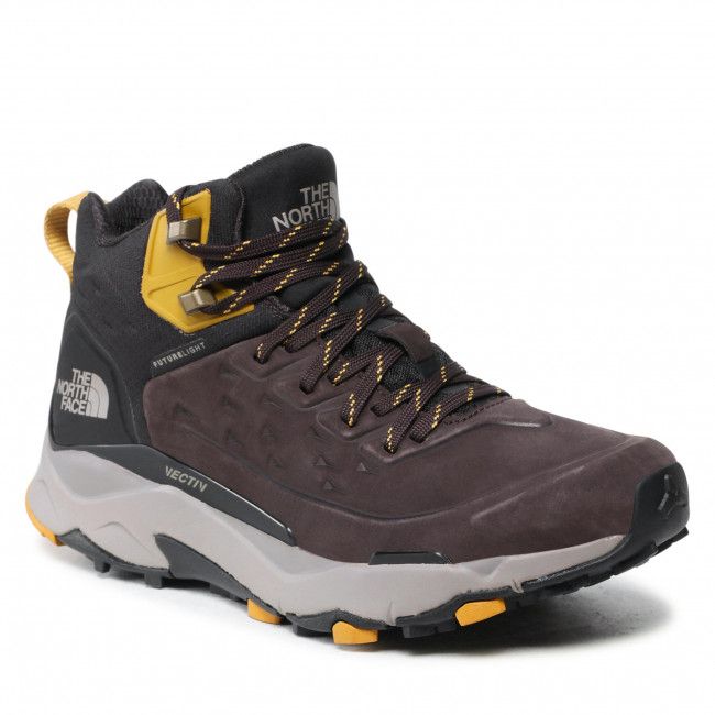 Scarpe da trekking THE NORTH FACE - Vectiv Exploris Mid Futurelight Lthr NF0A5G3913B1 Deep Brown/Tnf Black