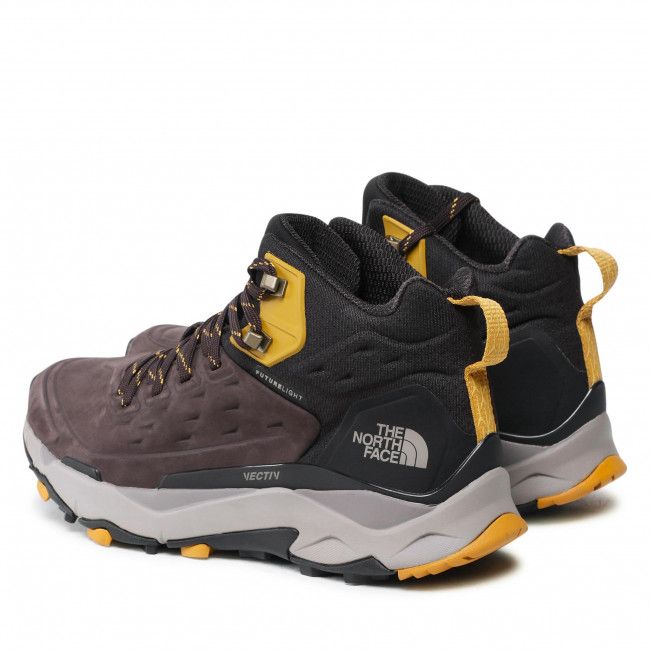 Scarpe da trekking THE NORTH FACE - Vectiv Exploris Mid Futurelight Lthr NF0A5G3913B1 Deep Brown/Tnf Black