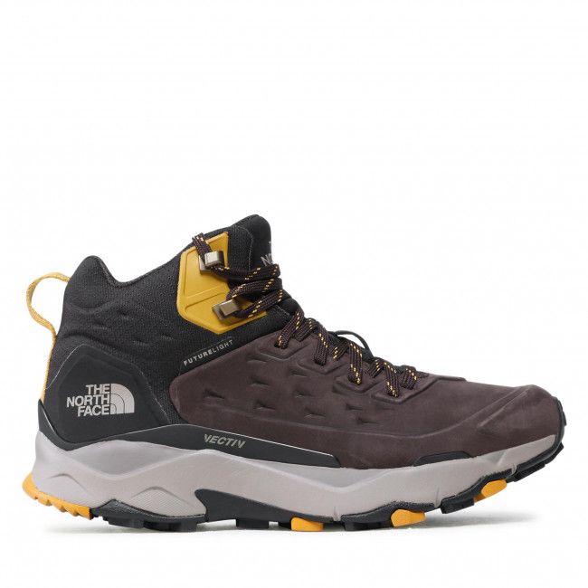 Scarpe da trekking THE NORTH FACE - Vectiv Exploris Mid Futurelight Lthr NF0A5G3913B1 Deep Brown/Tnf Black