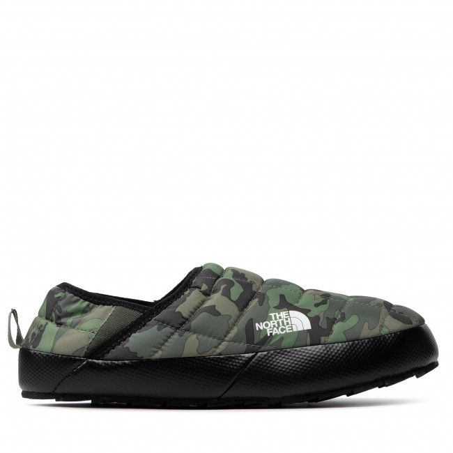 Pantofole The North Face - Thermoball Traction Mule V NF0A3UZN33U Thyme Brushwood Camo Print/Thyme
