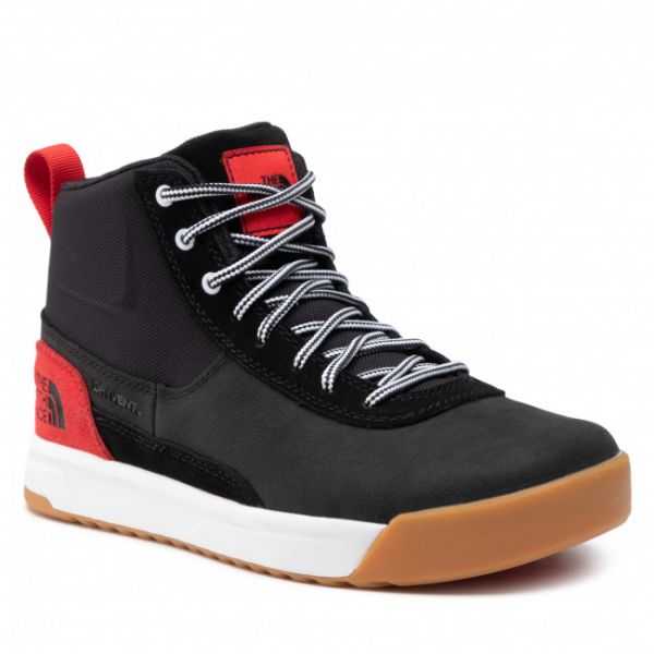 Scarpe The North Face - Larimer Mid Wp NF0A52RMTJ21 Tnf Black/Fiery Red Scarpe The North Face - Larimer Mid Wp NF0A52RMTJ21 Tnf Black/Fiery Red