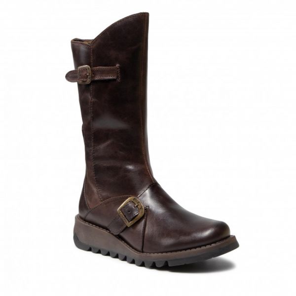 Stivali FLY LONDON - Mes 2 P142913004 Dk Brown Stivali FLY LONDON - Mes 2 P142913004 Dk Brown