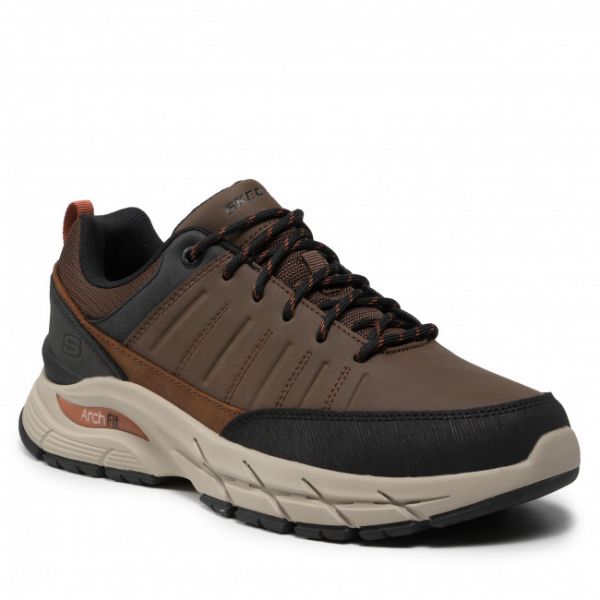 Sneakers SKECHERS - Yoren 210319/CDB Dark Brown Sneakers SKECHERS - Yoren 210319/CDB Dark Brown