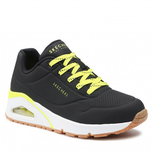 Sneakers SKECHERS - Uno 155172/BKLM Black/Lime