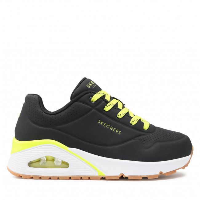 Sneakers SKECHERS - Uno 155172/BKLM Black/Lime