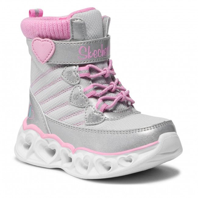 Stivali SKECHERS - Heart Chaser 20287N/GYPK Gray/Pink