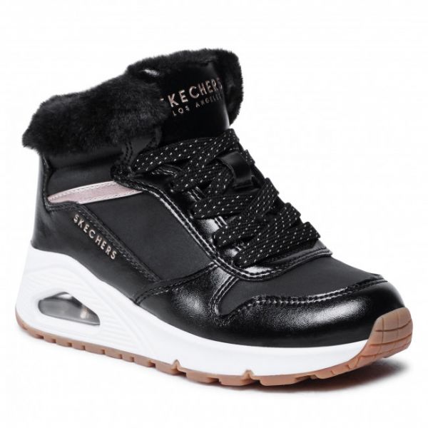 Polacchi SKECHERS - Cozy On Air 310518L/BKRG Black/Rose Gold Polacchi SKECHERS - Cozy On Air 310518L/BKRG Black/Rose Gold