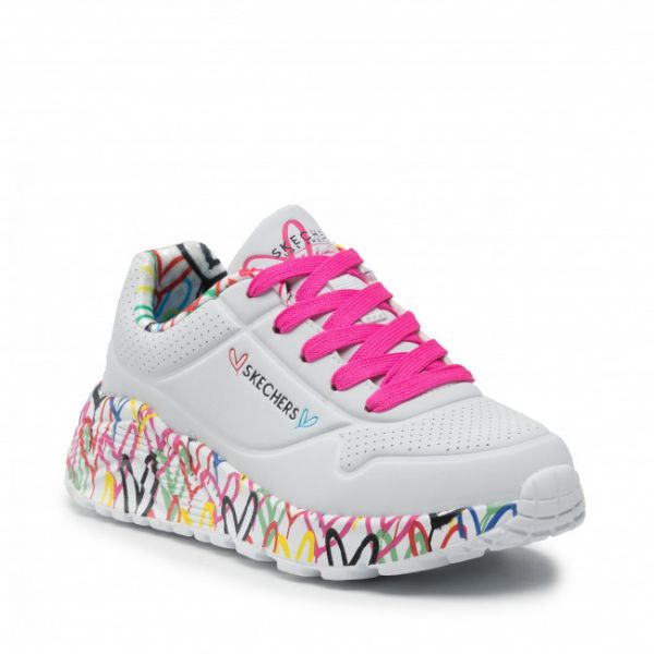 Sneakers SKECHERS - Lovely Luv 314976L/WMLT White/Multi Sneakers SKECHERS - Lovely Luv 314976L/WMLT White/Multi