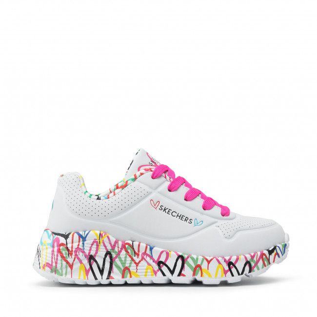 Sneakers SKECHERS - Lovely Luv 314976L/WMLT White/Multi