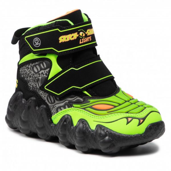 Stivali da neve SKECHERS - Wild Breeze 400111L/BKLM Black/Lime Stivali da neve SKECHERS - Wild Breeze 400111L/BKLM Black/Lime