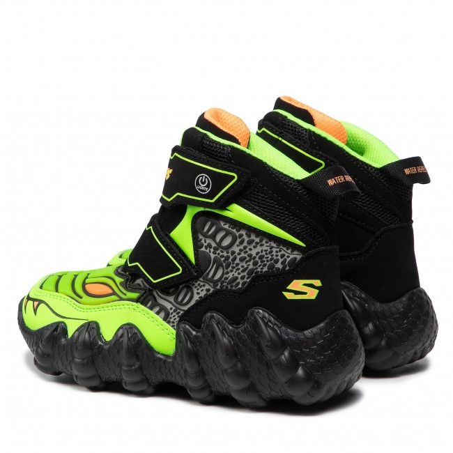 Stivali da neve SKECHERS - Wild Breeze 400111L/BKLM Black/Lime