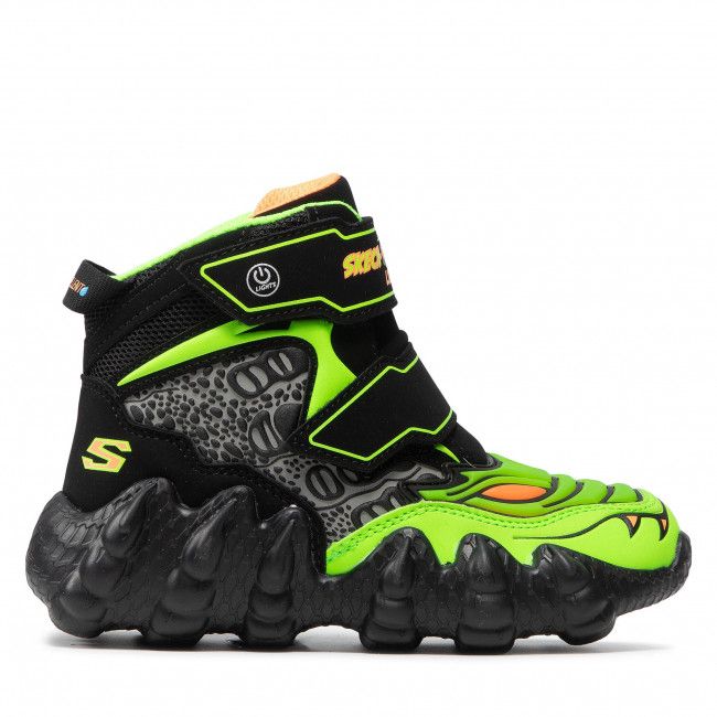 Stivali da neve SKECHERS - Wild Breeze 400111L/BKLM Black/Lime