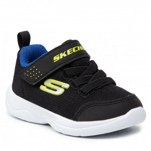 Sneakers SKECHERS - Mini Wanderer 407300N/BBLM Blk/Blue/Lime Sneakers SKECHERS - Mini Wanderer 407300N/BBLM Blk/Blue/Lime