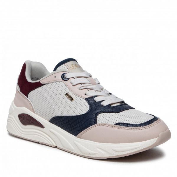 Sneakers S.OLIVER - 5-23601-37 Beige/Navy