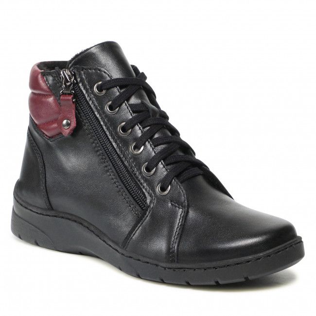 Sneakers WALDI - 675 Czarny/Bordo