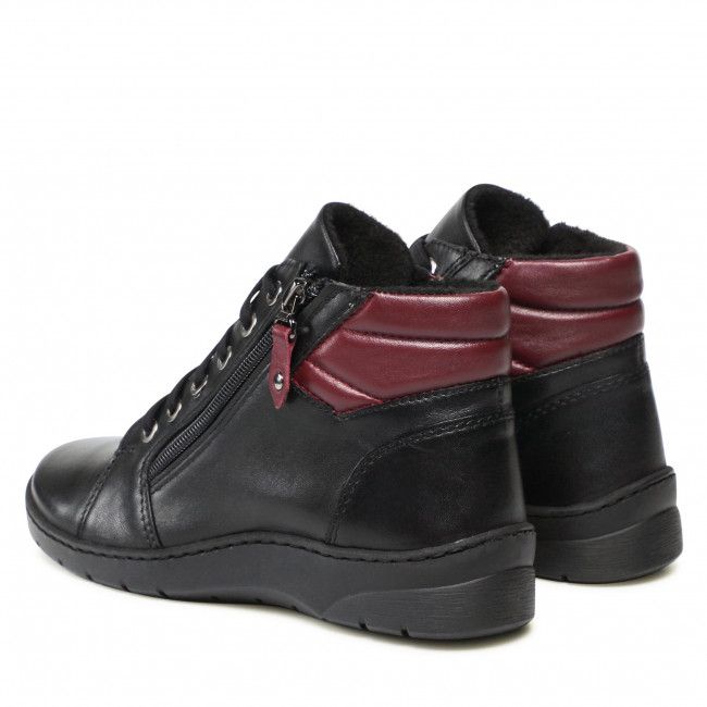 Sneakers WALDI - 675 Czarny/Bordo