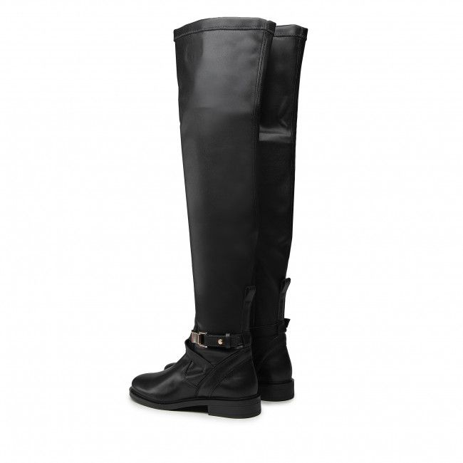 Stivali sopra il ginocchio TOMMY HILFIGER - Th Hardware Overknee Boot FW0FW06057 Black BDS